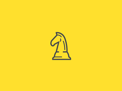 The Horse chess design horse icon logo symbol