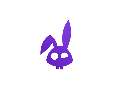 Twitchy Rabbit Logo day 3 email marketing platform logo purple thirtylogos twitch twitchy rabbit