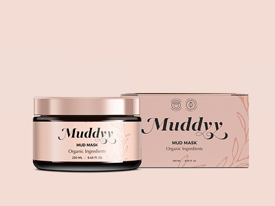 Muddyy - Natural Skincare Products beauty product box design branding branding design cosmetics design logo packaging design skincare visual identity