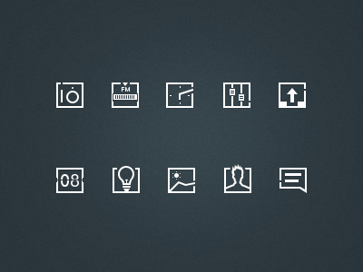 Simple ICONS icon simple