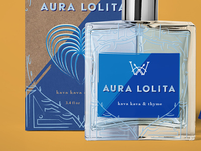 Warrior Fragrance Design branding color design illustration label design logo packaging perfume bottle south america tropical leaves typography
