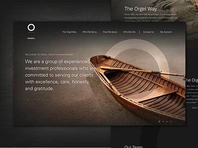 Orgel Wealth Management web design