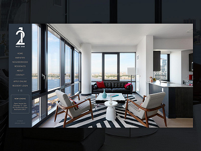 21 West End agency animation clean hospitality hotel minimalism new york type ui ux web website