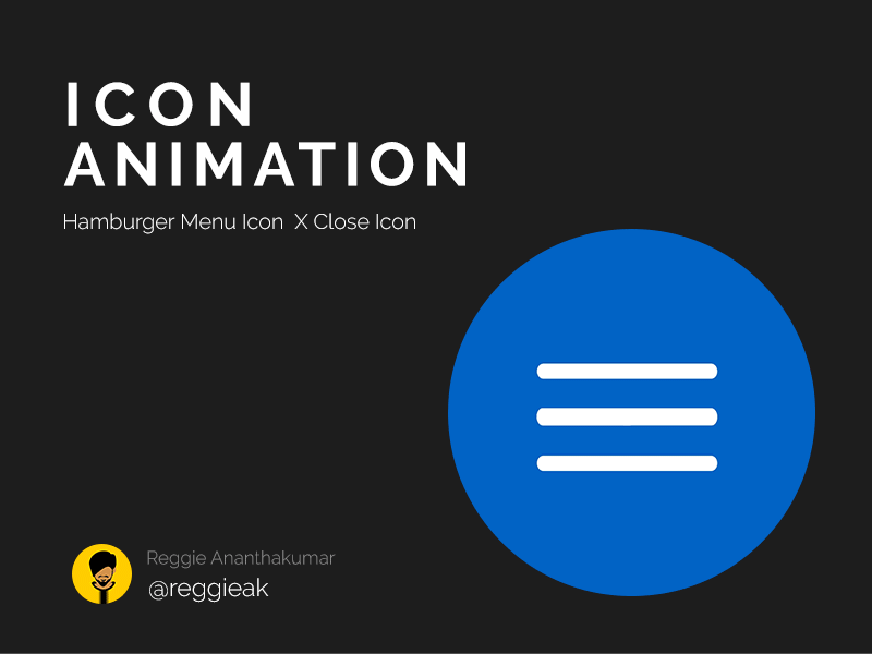 Menu icon ➡️ Close icon aftereffects animation icons ui