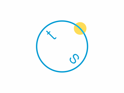 Spinning round and round design gif icon identity logo spinning