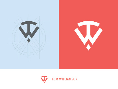 TW Logo - refined geometry logo t w
