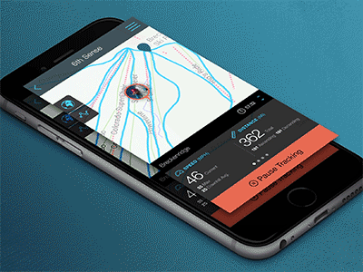 SnoCru Tracking Interactions Demo mobile design ui user experience