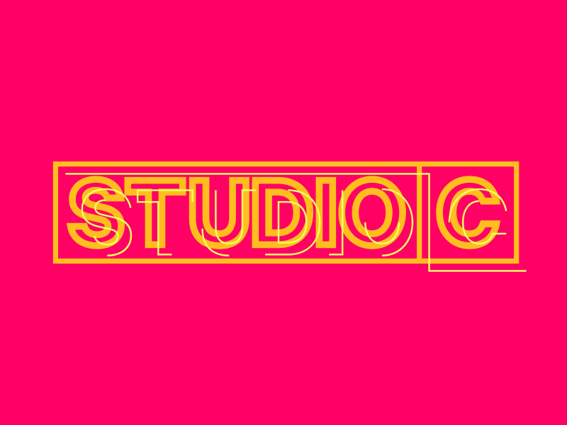 Studio C // Experiment 02 art branding design flat gradient icon illustration logo mark vector