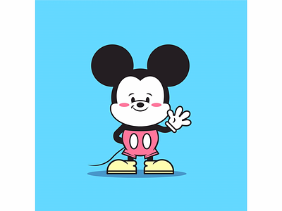 Quickie Mickey branding character illustration design disney disneyland icon illustrator mickey mickey mouse quickiemickey