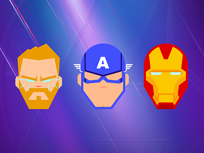 Avengers Endgame art avengers captain america character illustrations design endgame icons illustration iron man marvel mcu thor