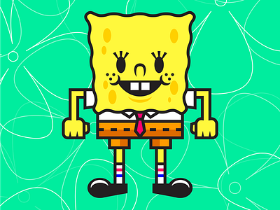 Spongebob Squarepants animation branding character color design icon illustration inspiration merchandise nick nickelodeon spongebob squarepants