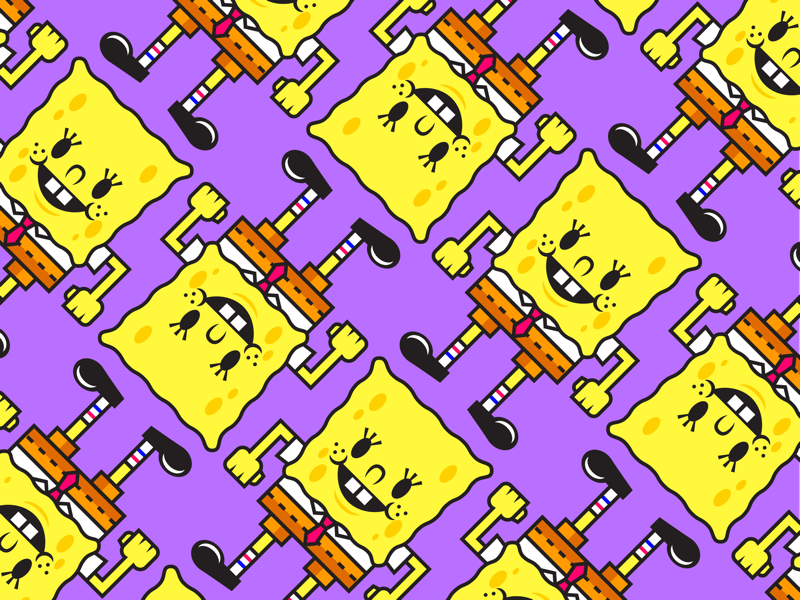 Spongebob Pattern by Chris Sequeira on Dribbble