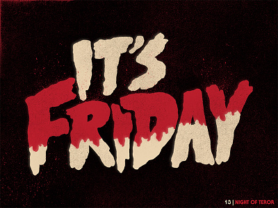 Friday The 13th | Night of Terror 13th friday friday the 13th horror jason terror voorhees