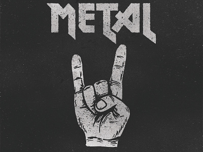 Metal heavy illustration metal music rock