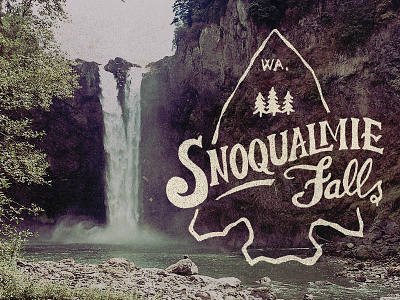 Snoqulamie Falls falls nature northwest pacific snoqualmie typography washington