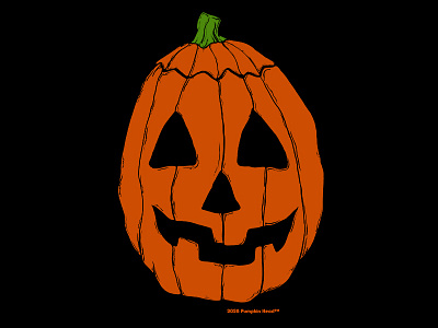 Pumpkin Head halloween horror illustration jack o lantern mask pumpkin season of the witch
