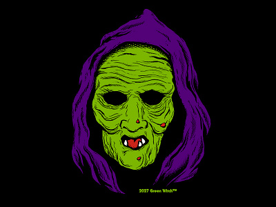 Green Witch green witch halloween halloween iii horror illustration masks season of the witch witch