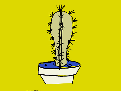 Ernie the Cactus cactus illustration plant