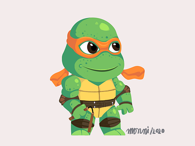 teenage mutant ninja turtles character design illustration