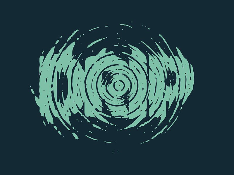 Drip circles procreate ripple ripples drip water handlettering