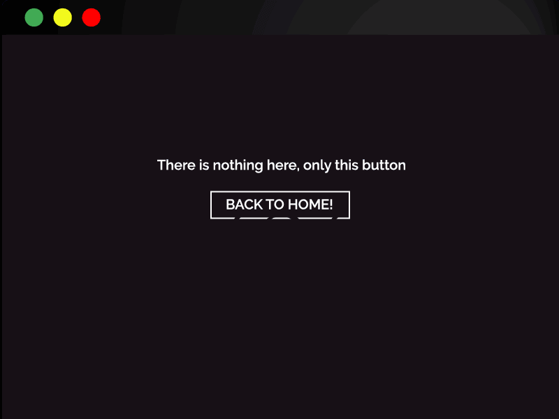 Daily UI 008 - 404 Page 404 page daily ui challenge dailyui dailyui008 gif ui ux