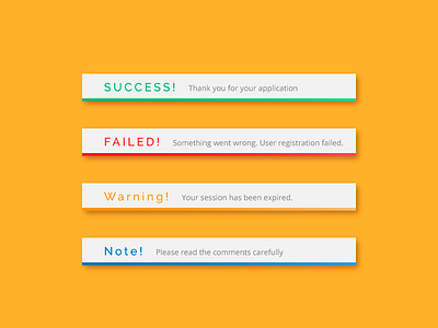 DailyUI 011 - Flash Message dailyui dailyui challenge dailyui011 error message flash message success message ui uiux ux web ui