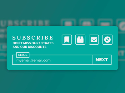 Dailyui #026 - Subscrible Hint dailyui dailyui 026 dailyui challenge subscribe hint ui ux