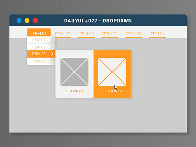 DailyUI #027 - Dropdown dailyui dailyui 027 dailyui challenge dailyui027 dropdown ui ux web design