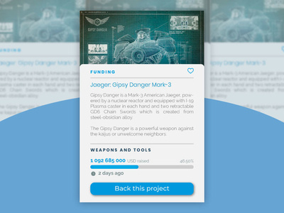 DailyUI #032 - Crowdfunding Campaign