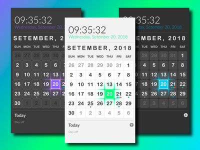 Dailyui 038 - Calendar calendar dailyui dailyui 038 dailyui challenge