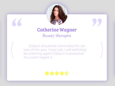 Dailyui #039 - Testimonials dailyui dailyui 039 dailyui challenge testimonials ui uiux ux web