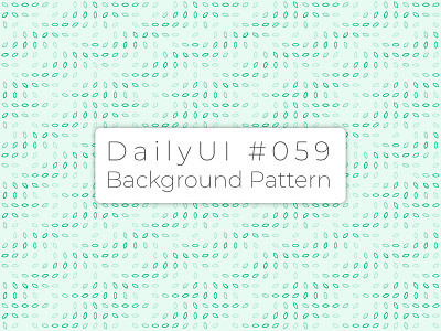 DailyUI #059 - Background Pattern