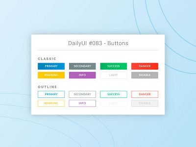 DailyUI #083 - Buttons buttons da dailyui dailyui 083 dailyui challenge ui uiux ux web