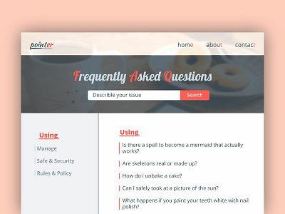 DailyUI #092 - Faq 092 dailyui dailyui 092 dailyui challenge faq ui uiux ux web