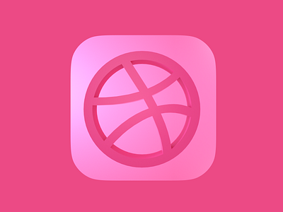 Dribble Icon redesign