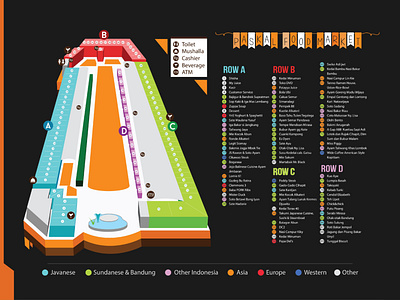 Paskal Food Market Map