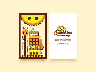 Sunshine Crepe - Name Card