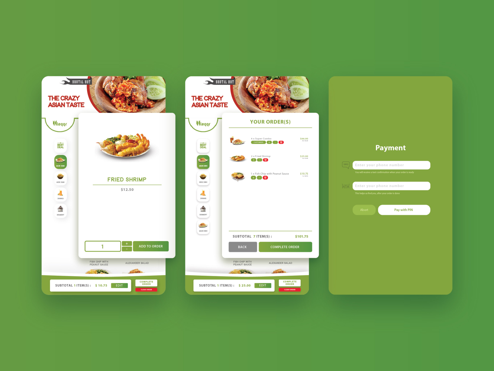 Leqqr Self Order Kiosk (Part 3/3) by Rezkytama Putra on Dribbble