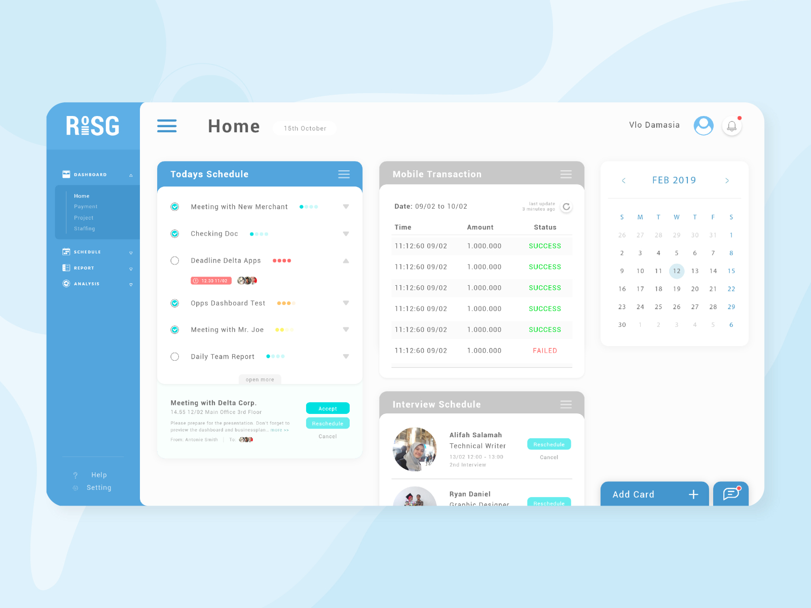 blue color ui design