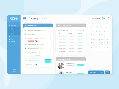 Blue Dashboard adobexd blue card dashboard dashboard design dashboard template dashboard ui data design desktop flatdesign graphicdesign homepage interface interfacedesign report schedule uiux user interface xd