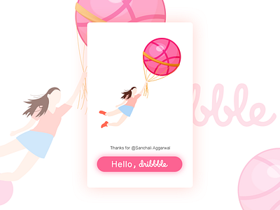 Hello dribbble！