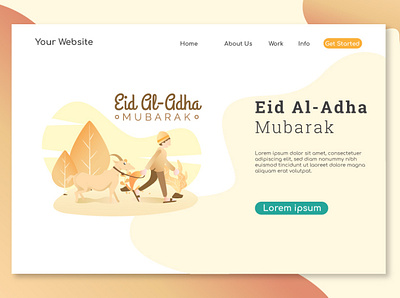 Eid Al-Adha Mubarak al adha design flat flat design graphic icon illustration modern pattern symbol vector