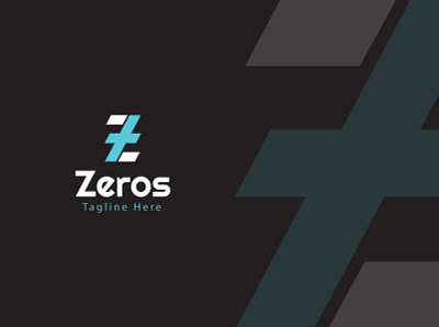 Zeros Logo Template 3d animation branding design flat graphic graphic design icon illustration logo modern motion graphics pattern symbol ui vector