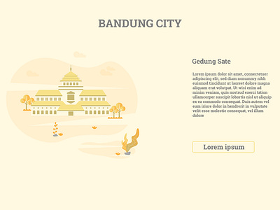 Gedung Sate - Bandung City