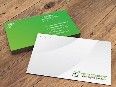 Simple Professional Business Card 03 branding building character design flat flat design flat design graphic graphic design icon illustration logo modern pattern professional symbol typography vector web website