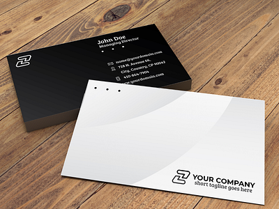 Simple Professional Business Card 03 animation art branding building character design flat design flat design gradient graphic graphic design icon illustration logo pattern symbol typography ui vector website