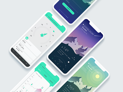 WeatherApp app design design app designer environmental design illustrator mobile app mobile ui mountains ui ui design uidesign weather app weather icon