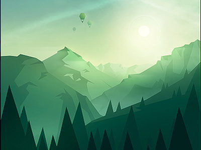 Beautiful weekend concept environment green mountains weekend