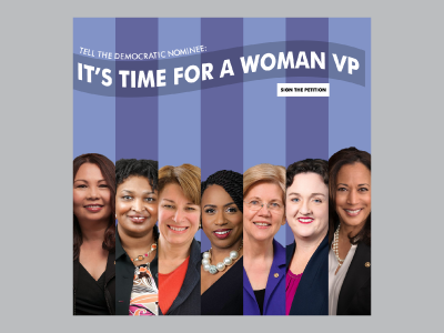 Digital Ad for Women Focused Political Group digital politics voting