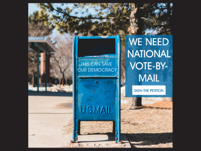 National Vote-By-Mail Ad democracy digital marketing politics voting